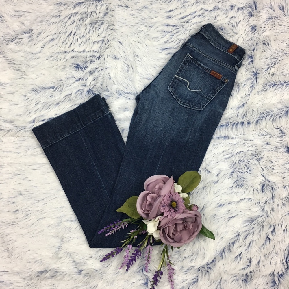 7 For All Mankind Medium Wash Bootcut 24x31.5